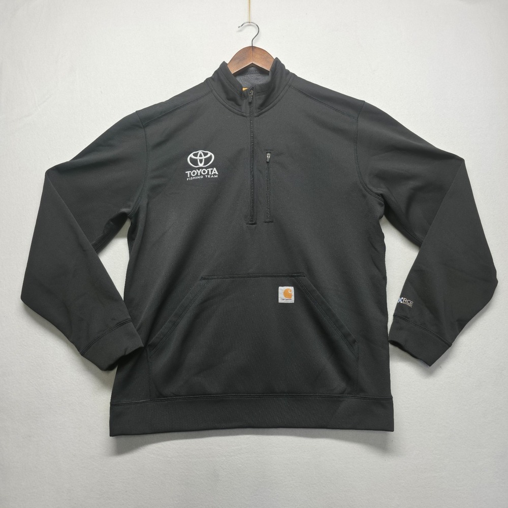 Carhartt Force Extremes Toyota Fishing Team Men's Quarter Zip Pullover Size L